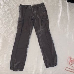 Eddie Bauer Rip Stop Grey Pants Size 8